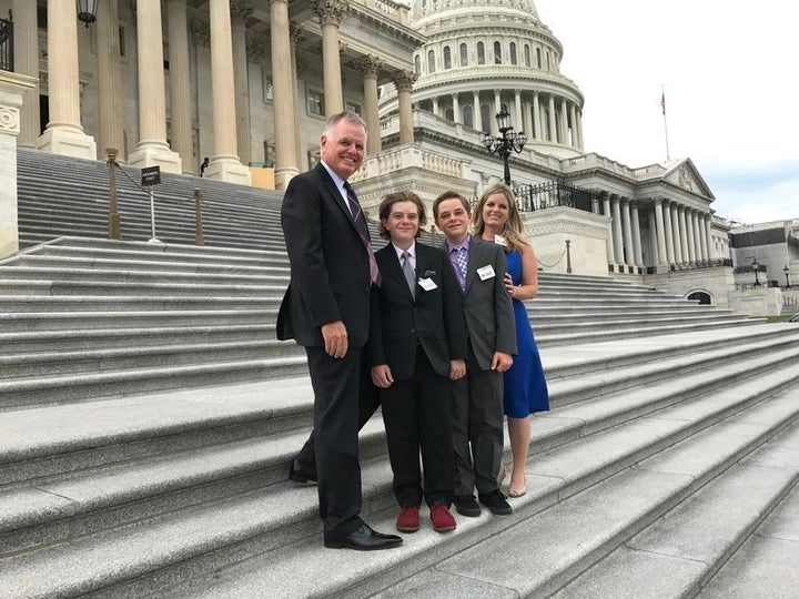 The Pages -- Buck, Max, Els and Jennifer at Capitol Hill.