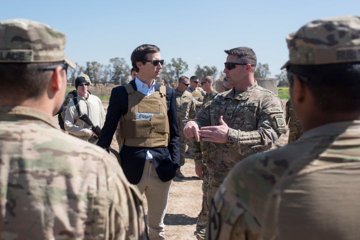 Jared Kushner on a visit to Iraq in April.