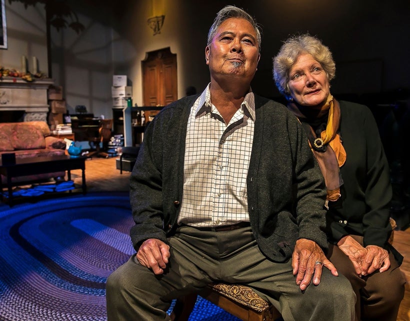 Randall Nakano (Robeck) and Phoebe Moyer (Annis) in a scene from <strong><em>Winter</em></strong>