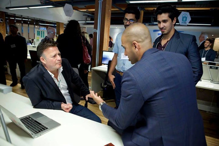 <p>Founders of Knockri at IBM offices in Toronto</p>