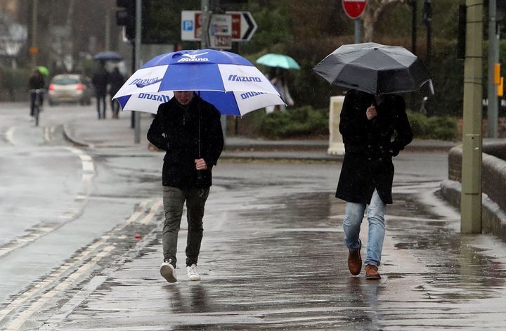 February rainy days in Oxford last year 