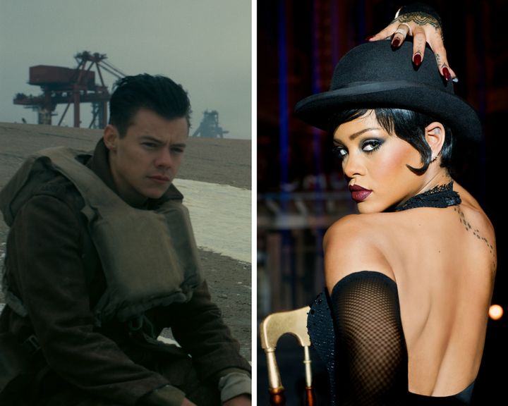 Harry Styles in "Dunkirk" and Rihanna in "Valerian and the City of a Thousand Planets."