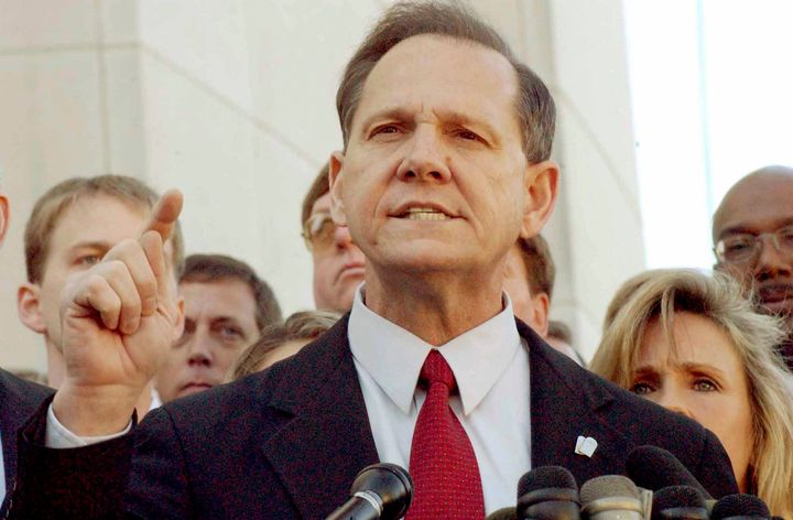 Senate candidate Roy Moore told a Republican group in Alabama on Monday that Islam is a "false religion."