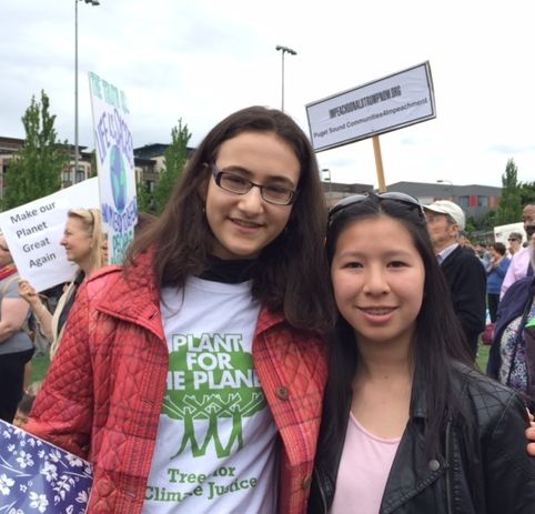 My friend Sarah and I at The March for Truth 2017