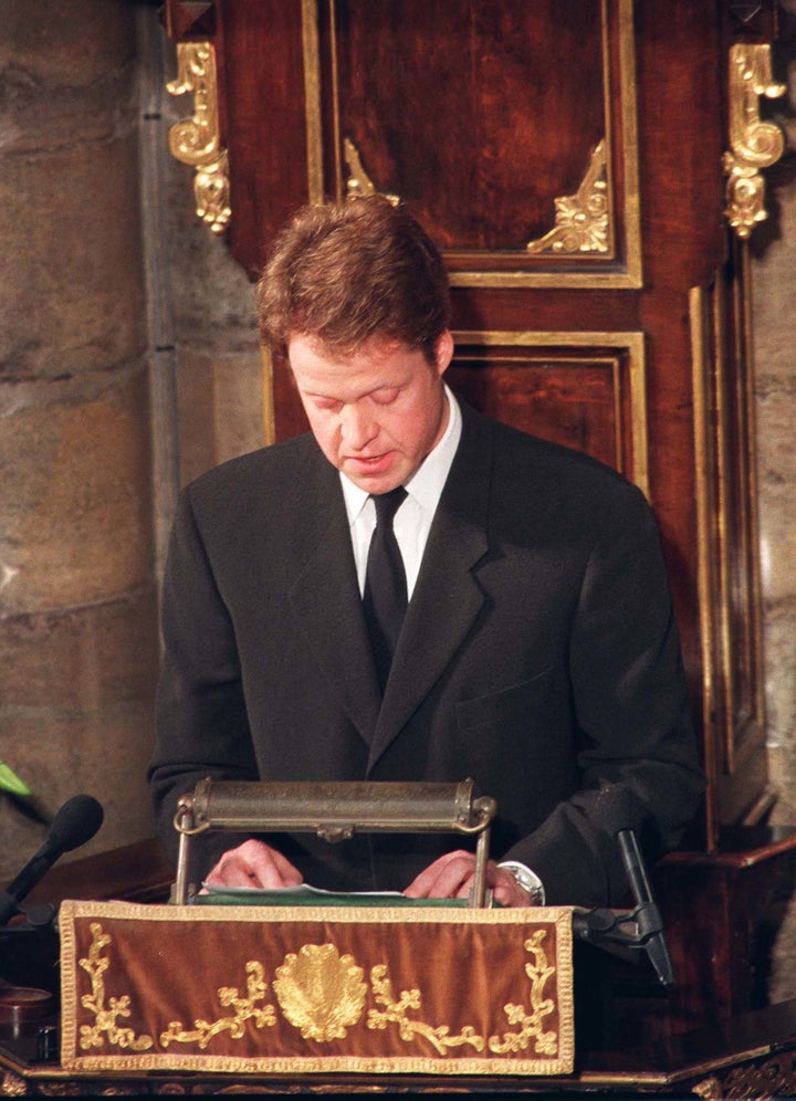 The earl's eulogy to his sister, Diana, was seen as an apparent attack on the Royal family