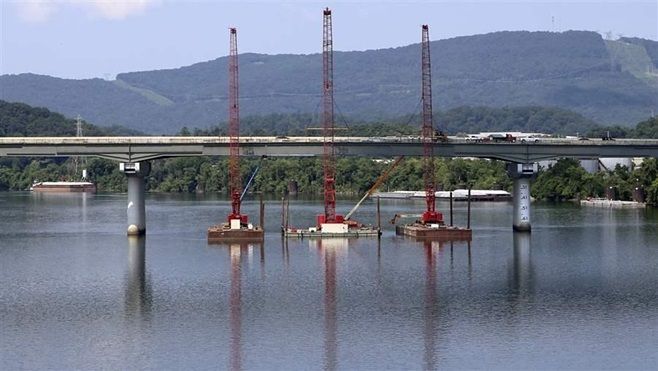 A bridge in Chattanooga, Tennessee. This year Tennessee lawmakers raised the state’s gas tax in order to pay for infrastructure improvements. 