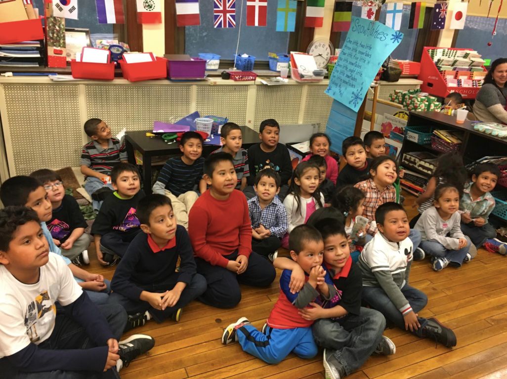 Kids in the Casa San Jose community participate in an after-school program at Beechwood Elementary in 2015.