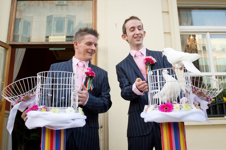 Same-sex couples were allowed to marry following a change to the law in 2013 