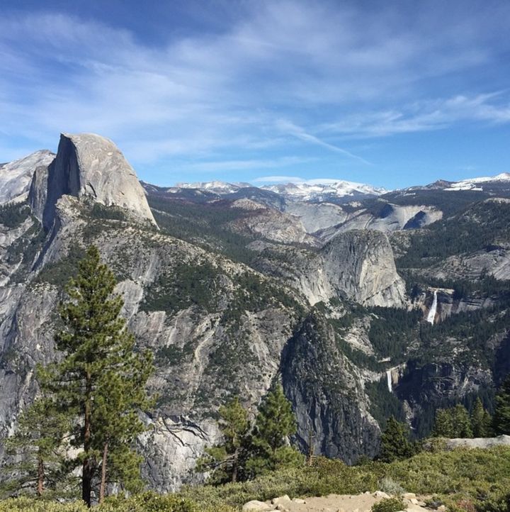 Beautiful view of Half Dome. Location: Yosemite, CA.