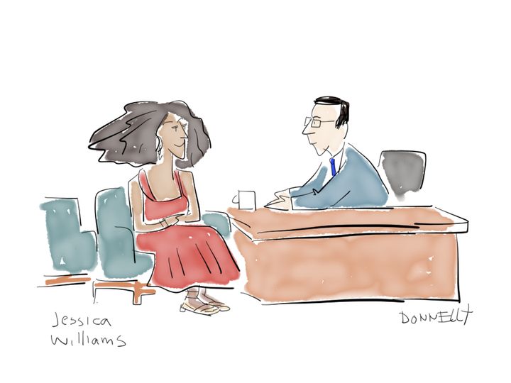 Colbert with Jessica Williams.