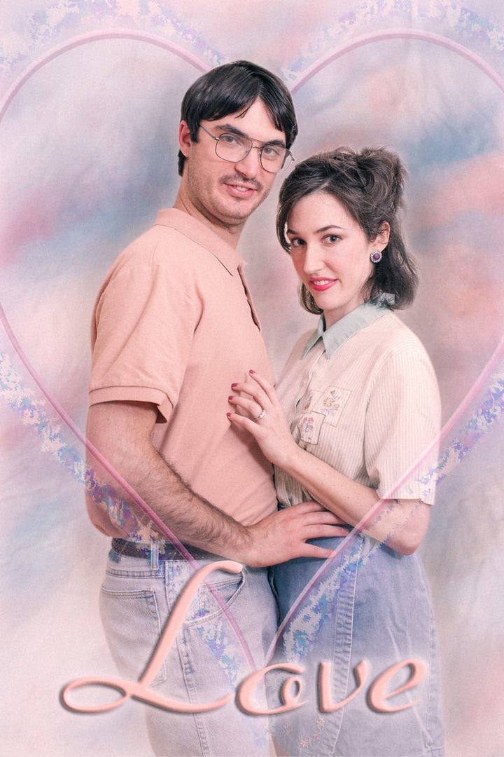 This Couples 80s Themed Engagement Photos Are Pure Cheesy Perfection