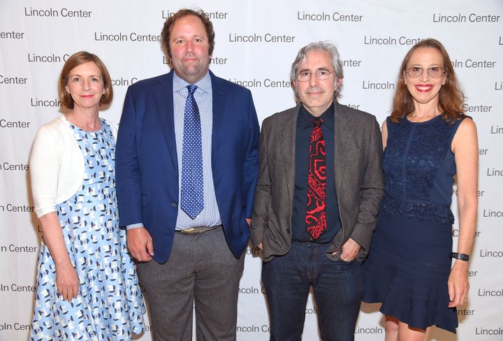  Mozart in the Jungle' creators (L-R) writer Susan Coyne, producer Will Graham, Executive Producer and director Paul Weitz, and producer Caroline Baron Center) 