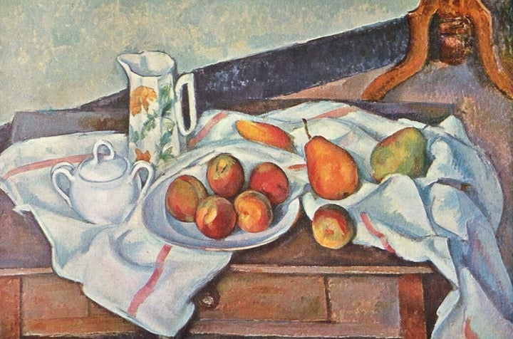 Paul Cezanne, "Still Life with Peaches and Pears," 1888-90