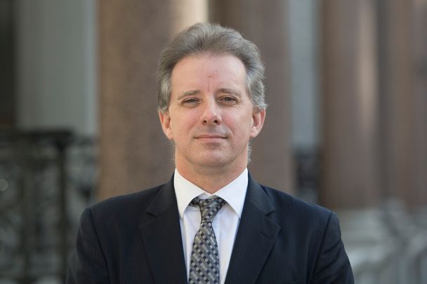 Christopher Steele, the former MI6 agent who set-up Orbis Business Intelligence and compiled a dossier on Donald Trump, in London where he has spoken to the media for the first time.