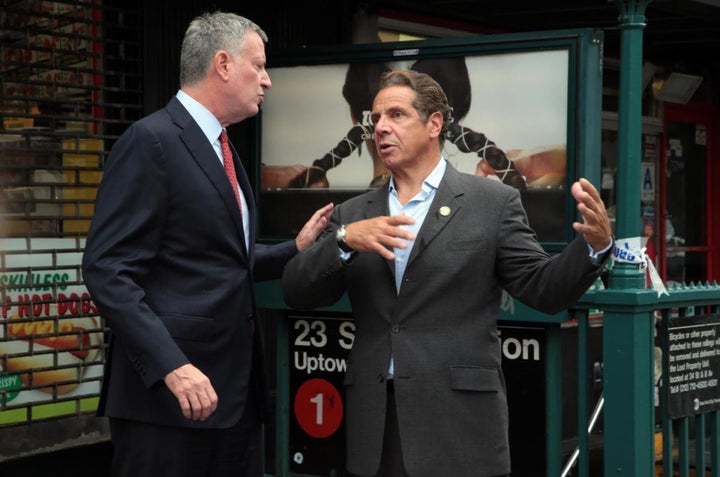 The Nebbish, Mayor Bill de Blasio, and the Paskudnyak, Governor Andrew Cuomo, are constantly at odds.