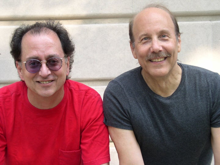 <p>l to r: Robin Batteau, David Buskin</p>