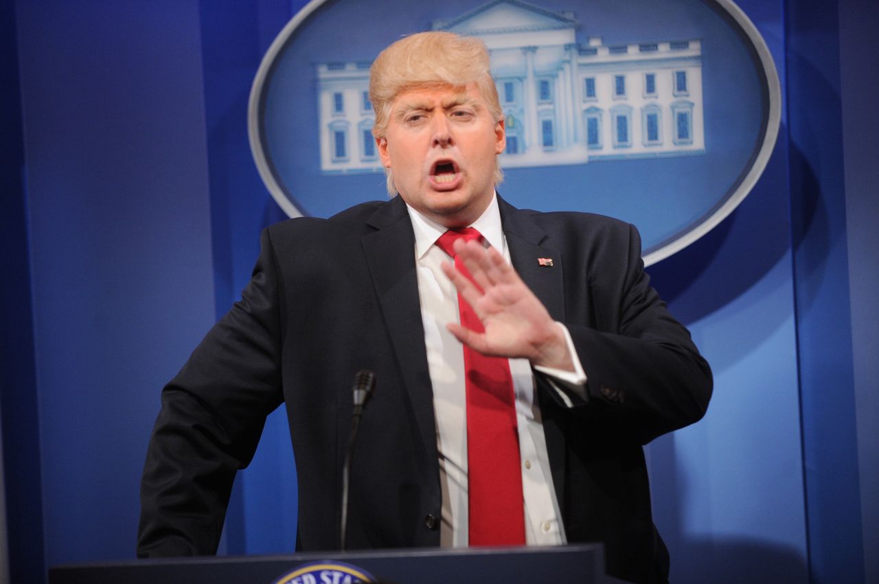 Anthony Atamanuik as Donald Trump on "The President Show."