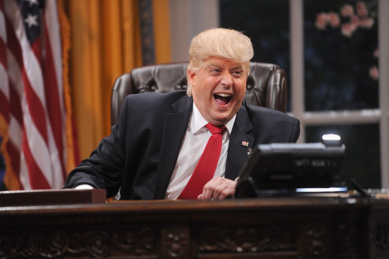 Anthony Atamanuik as Donald Trump on "The President Show."
