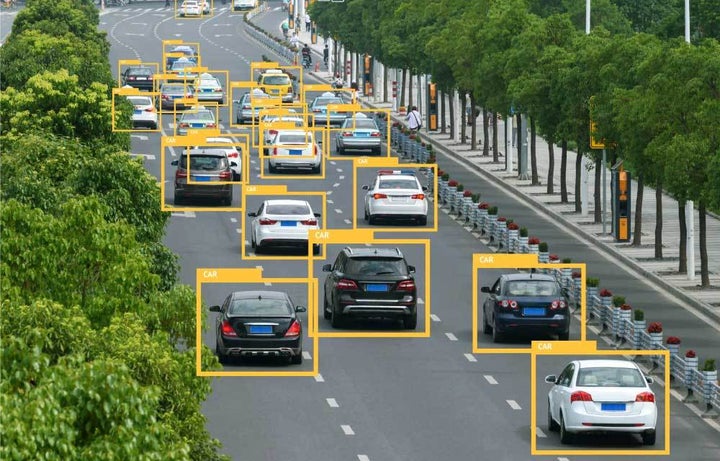 Example of a machine learning system identifying cars.