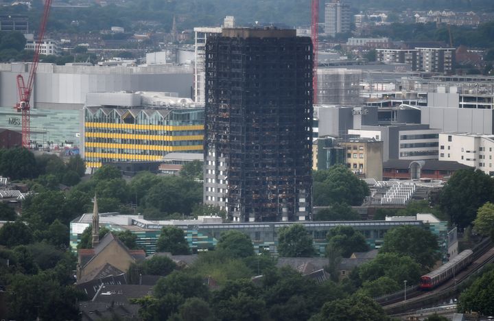 Grenfell Tower lies eerily dormant in north Kensington after the devastating fire