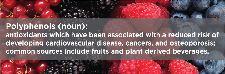 <p>Polyphenols are the most abundant antioxidant in our diets.</p>