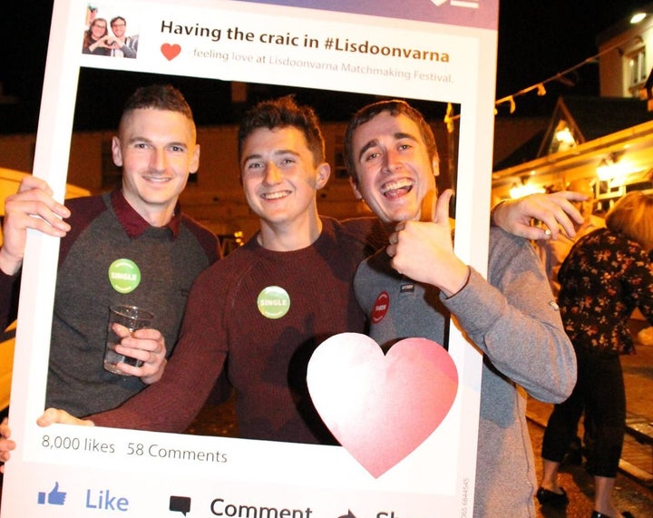 The festival's social media photos boast "having the craic," which loosely means "having fun."