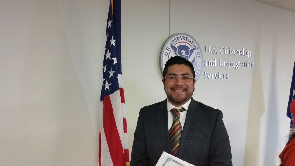 Lawyer Cristian Minor, who now counsels immigrants, became a U.S. citizen in 2015.
