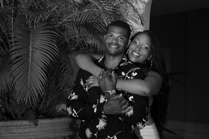 <p>My husband, Alex, and I on our honeymoon. </p>