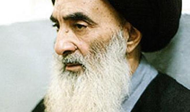 <p>Ayatollah Ali Sistani</p>