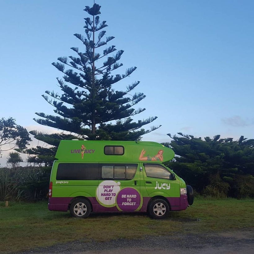 The campervan I lived in for 2+ week.
