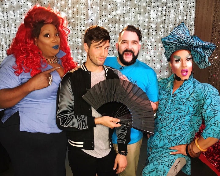 Lady Red Couture, Daniel Preda, Jonny McGovern and Erickatoure Aviance on Hey Qween