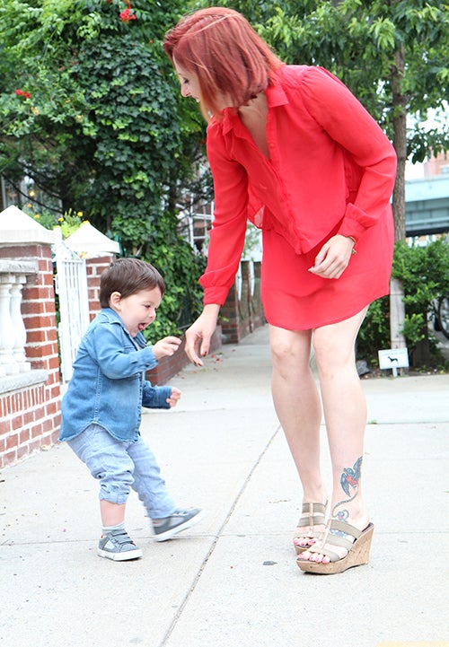 <strong>Mommy, let’s dance.</strong>