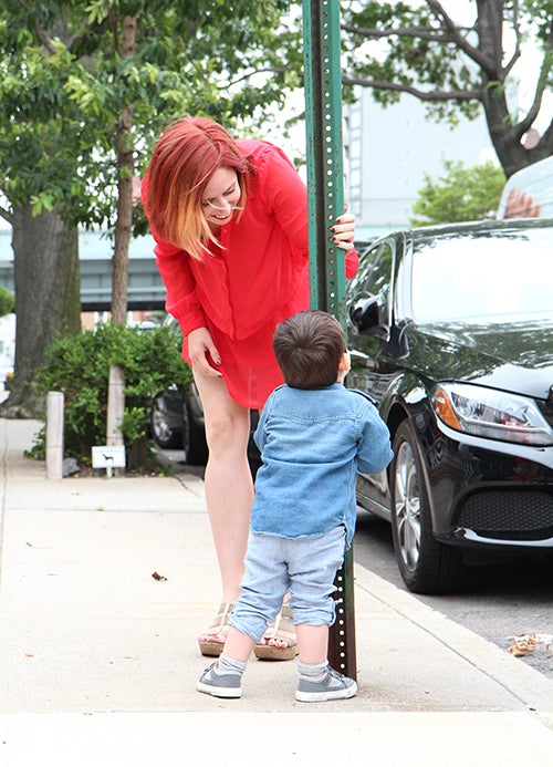 <strong>Mommy, I’m hiding from you.</strong>