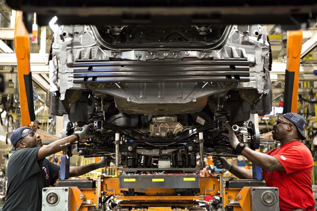 Workers at the Canton