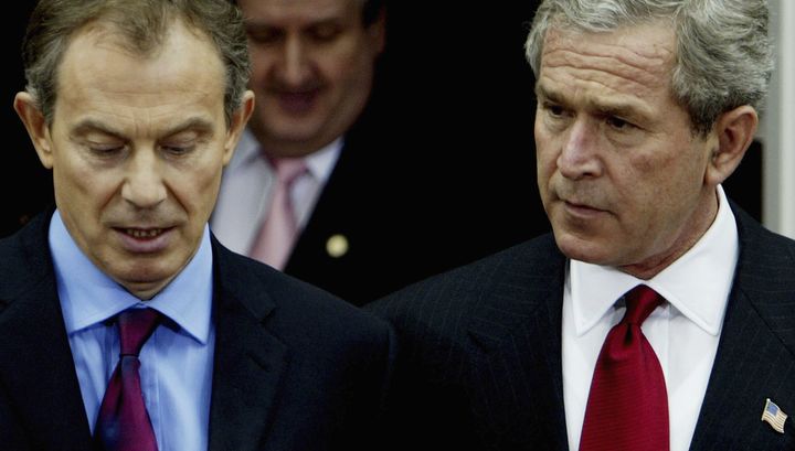 Blair was one of the few world leaders to support George Bush in the run up to the war
