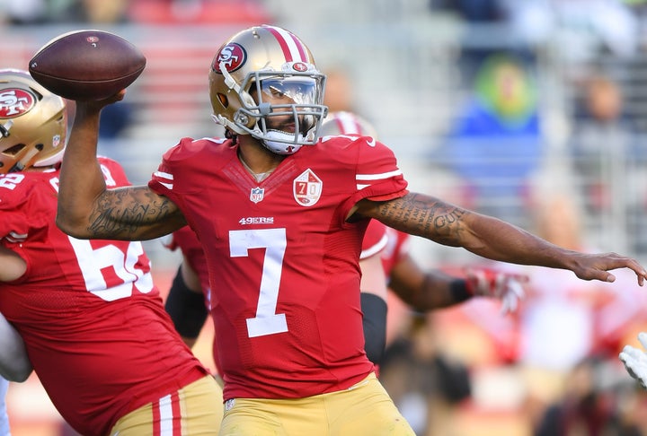 Kaepernick, pictured in a game Jan.1, threw for 2,241 yards last season in 11 starts.