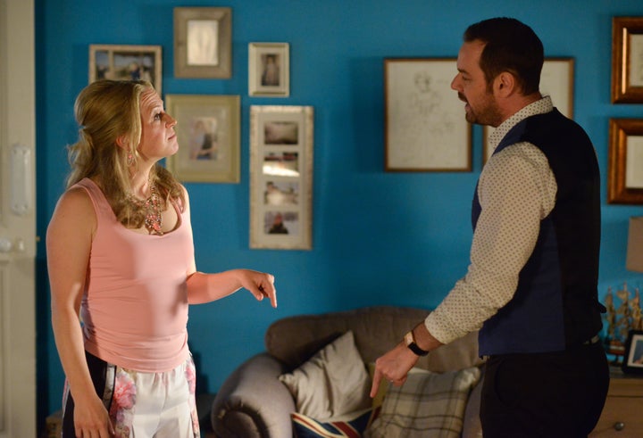 Linda and Mick Carter's marriage has also been tested