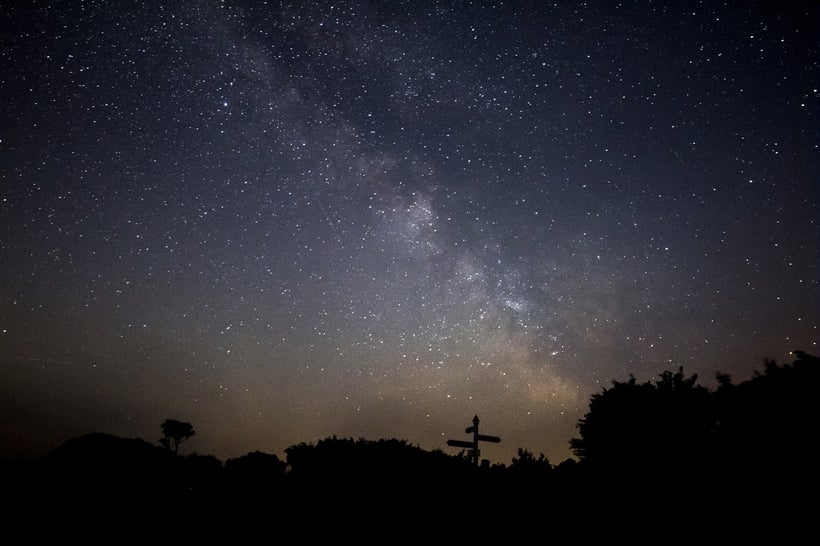 The Milky Way seen from Exmoor