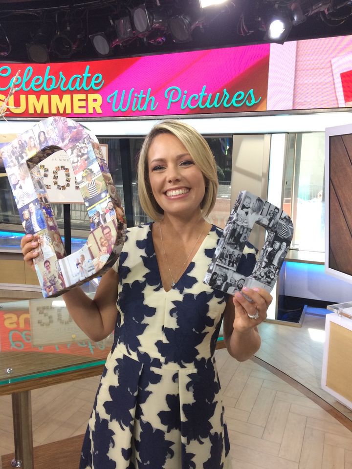 Today co-host Dylan Dreyer was so touched to receive her custom-made Initial Remembrance “D” letters featuring her family photos!
