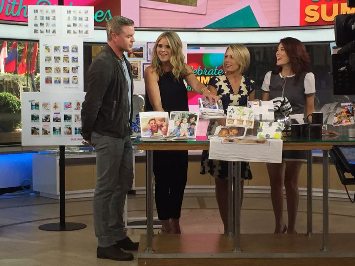 With Today guest co-host Eric Dane, and co-hosts Jenna Bush Hager & Dylan Dreyer.
