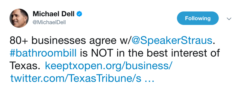 Michael Dell’s July 24 tweet