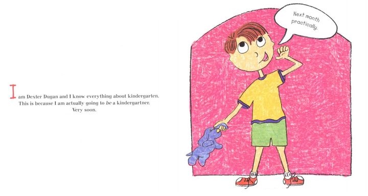 from the picture book, Kindergarten Rocks!, by Katie Davis