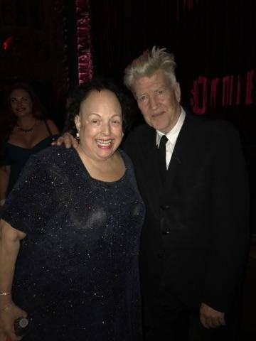 Leslie Berger and David Lynch at Twin Peaks: The Return premiere