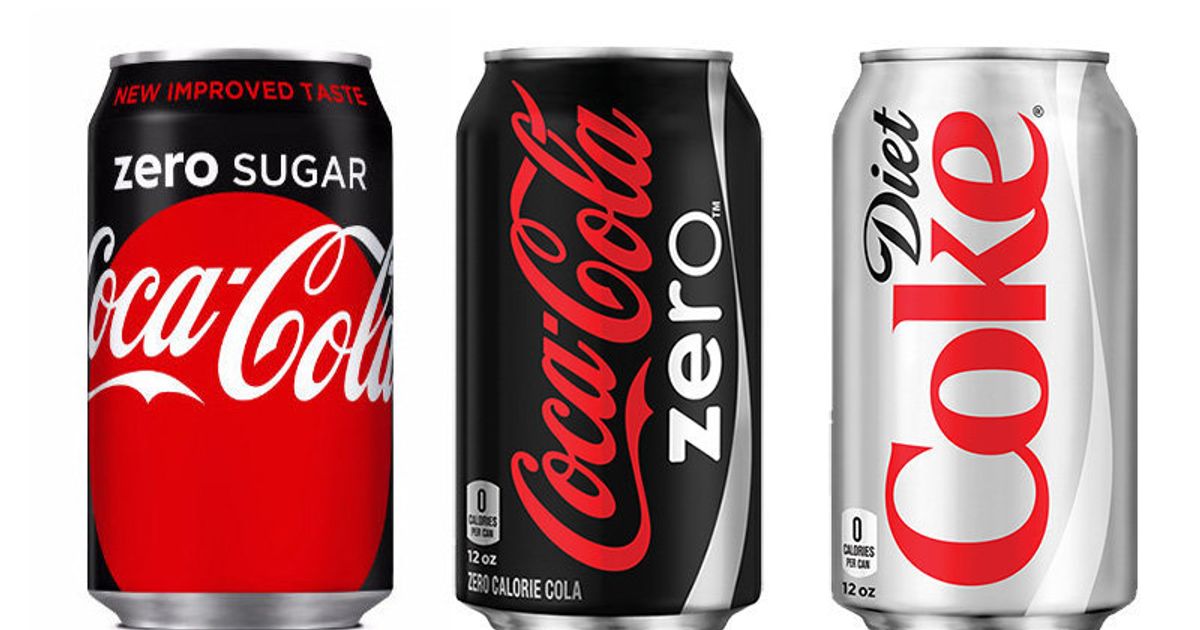 The Between Diet Coke, Coke Zero And Coke Zero Sugar HuffPost Life