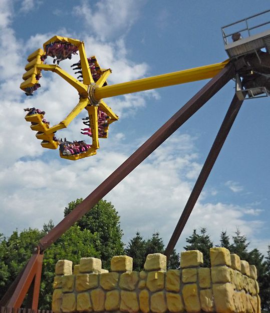 Lightwater Valley theme park has closed its Eagle Claw ride following the incident 