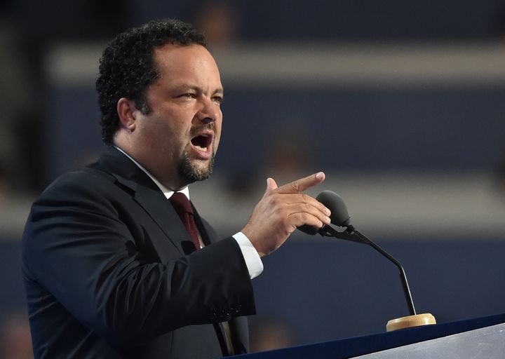 Maryland gubernatorial candidate Benjamin Jealous speaks during Day 1 of the Democratic National Convention, July 25, 2016.