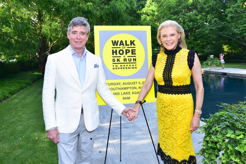 Grand Marshal Jay McInerney and Audrey Gruss