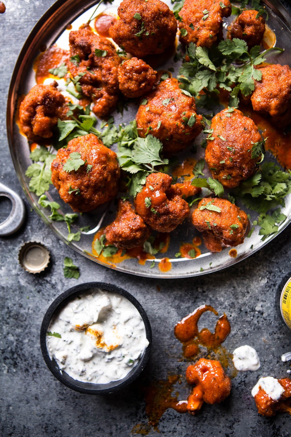 Sriracha Buffalo Cauliflower Bites