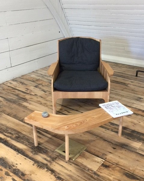 <p>Chair and table</p>