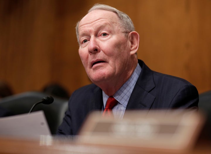 Chairman of the Senate Health, Education, Labor and Pensions Committee Lamar Alexander speaks during Rep. Tom Price's (R-GA)